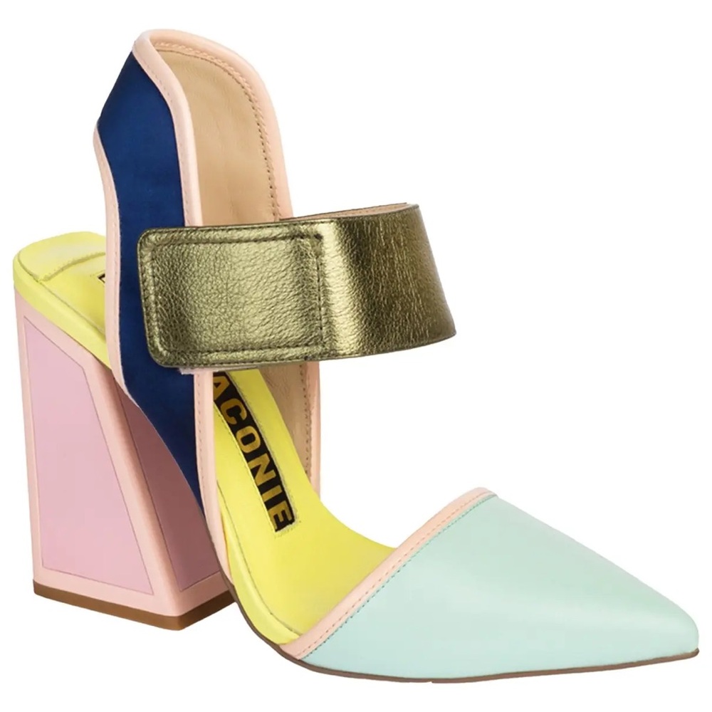 Kat Maconie color-blocked heel..